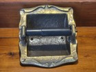 Vintage Amerock Carriage House Antique Brass Recessed Toilet Paper Roll Holder