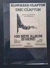 Eric Clapton Slowhand Album   Tour Promo Print Advertisement 1977