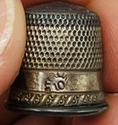 Sterling Silver Thimble Vintage Sewing Thimble Size 10