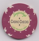 Langworthy   Co  Manufacture Sample Chip     Las Vegas Aka Gamblers Store