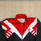 Vintage Team Canada Hockey Jacket Mens Xl Black 1990s Zip Up Olympics