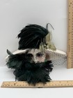 Very Unique Creations Lady Face Mask Wall Hanging Decor Green