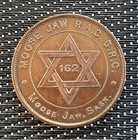 Token  Vintage Moose Jaw Masonic 162  They Received Every Man A Penny  Brass  Au