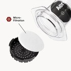 New Aeropress Clear Coffee Press With  Stainless Steel Organizer And Filters