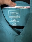 Cherokee Nwot  Anti Microbial Snap Front Scrub Lab Jacket 40   