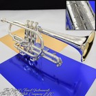 1947 Vintage King H  N  White Silver Tone Master Model Cornet Sn  285722