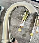 Glacier Bay Calandine 8 In  Widespread 2-handle Bathroom Faucet Brushed Nickel