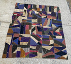 Vintage Crazy Quilt 1800s Or Early 20th Century Large Antique Handmade 83  X 68 