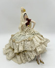 Antique Fasold   Stauch Pin Cushion Half-doll - Spanish Lady With Legs  C  1920s
