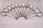 Vintage Christofle Demitasse French Silver Plated Spoons 10 Cm Set Of 12