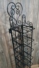 Vintage Cd Storage Rack Floor Tower Stand 80  Cd s Wrought Iron Style Metal Wire
