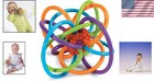 Infant Rattle And Teether Toy 5 Inch Easy Grip Lightweight For Development