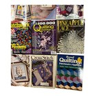 Lot Of 20 Craft Knitting Quilting Crochet Vintage Magazines
