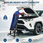Topside Adjustable Creeper For Trucks     400lbs Capacity  9-level Foldable Ladder