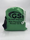 Gsi Kids Play Parachute Rainbow 12 Ft Tent Outdoor Games New - Green Bag