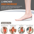 Heel Lift For Men  Height Large 1 4 Inch   women12-14 men 10-14 5     Gray