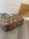 Nwt Coach Peanuts Cbj89 City Tote Bag Signature Coated Canvas Snoopy Outlet