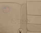 2003 Ford F-150 Lariat Crew Cab Passenger Bench Leatherette Seat Cover Tan 60 40