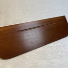 Vintage Solid Wood Wall Shelf With Plate Display Groove 20  X 6  Country Cottage