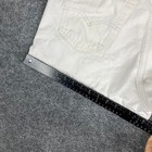 Levi s Silvertab Shorts Womens Size 33 White High Rise Denim Mom Cutoff Casual