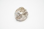 Vintage Walnut Sterling Silver Pill Box Pendant - Walnut Shell Design - Trinket