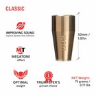 Trumpet Mouthpiece Booster Kgubrass  Classic  Raw Brass