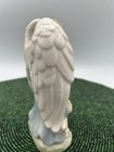 Vintage Guardian Angel Arms Crossed With Children Porcelain Figurine