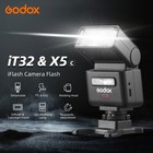 Godox It32 Ttl Camera Flash With X5c Wireless Magnetic Mount Trigger For Canon