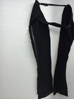 Nos Youth Black Show Chaps Adjustable Waist 42    N-34