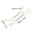 Plate Hanger 10 Inch W Type Zinc Plated Invisible Wall Decorative Hooks 8pcs