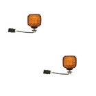 Amber Led Turn Signal Marker  Warning Lamp Fits Jd Graders At362406
