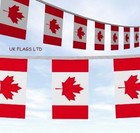 144 Packs Wholesale Bulk Canada Flag Bunting     10m   33ft Each   World Cup 2026