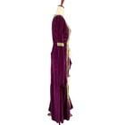 Renaissance Medieval Maiden Square Neck Velvet Gown Costume Cosplay Halloween