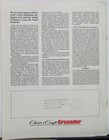 1966 Chris Craft Crusader Marine Boat Sales Brochure Original
