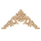 4x Wooden Carved Corner Onlay Furniture Applique Moulding Decals Diy Home Decor