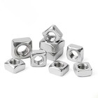 M3 M4 M5 M6 M8 M10 M12 Thick Square Nuts - A2 Stainless Steel - Type Din 557