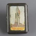 Vintage Bryant   May 1938 Empire Exhibition Scotland Tin Vesta Case Matchsafe