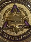 Grand Council Of Cryptic Masons Of The State Of Indiana Challenge Coin 2018-2019