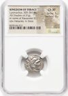 Ngc Ch Xf Lysimachus Kingdom Of Thrace 305-281 Bc Thracian Alexander Drachm Coin