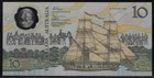 Australia 1988 10 Dollars P 49 Scratched On Center Au Unc-