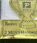 Vintage New In Sealed Box Men   s Two Handkerchiefs  Anglers Fishermen  All Cotton