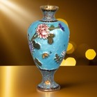 1940s 4  Chinese Cloissone Enamel Cabinet Vase