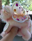 Vtg Aurora Catapillers Pink Plush Sharon Lea Larsen Stuffed Animal Kitten