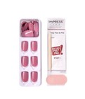 Kiss Impress Color Press On Manicure 30 Nails petal Pink 83744  Ships Free  