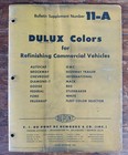 Dupont Automotive Paint Chip Color Sample Book Truck Big Rig Fleet  vintage 1955