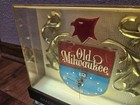 Rare 1964 Vintage Old Milwaukee Beer  Register Top Bar Light Sign Working Clock