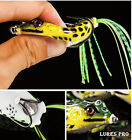 5 Pcs Large Frog Topwater Soft Fishing Frogs Lure Bait Bass 1 2 Oz 2-3 8 