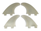 Fin Solutions G-5 Medium Fits Fcs Quad Surfboard Fins 4 Fin Set New Composite
