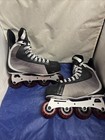 Nike Quest Gator Hockey Inline Skates Silver Black Adult Senior 8 Ee  Eur 43
