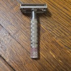 Vintage Gillette Red Tip Flare Super Speed Tto Double Edge Safety Razor B2 1956
